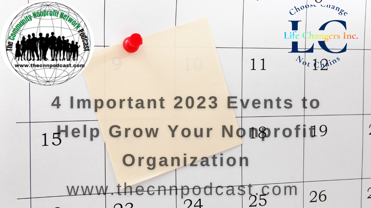image for podcat episode 3 Important Events To Help Grow Your Nonprofit Organization